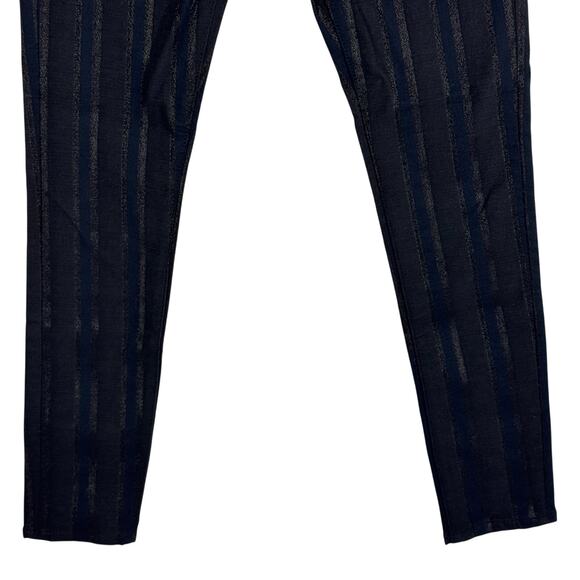 ADRIANO GOLDSCHMIED FARRAH HIGH RISE‎ SKINNY ANKLE JEANS METALLIC STRIPE SIZE 24 - Picture 7 of 15